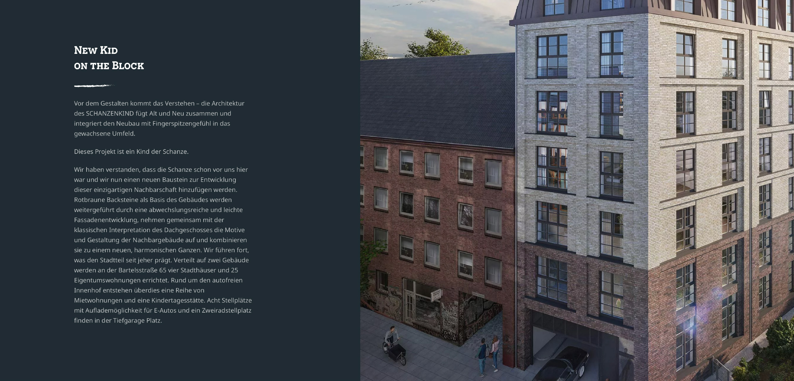 Ausschnitt aus der Broschüre Schanzenkind