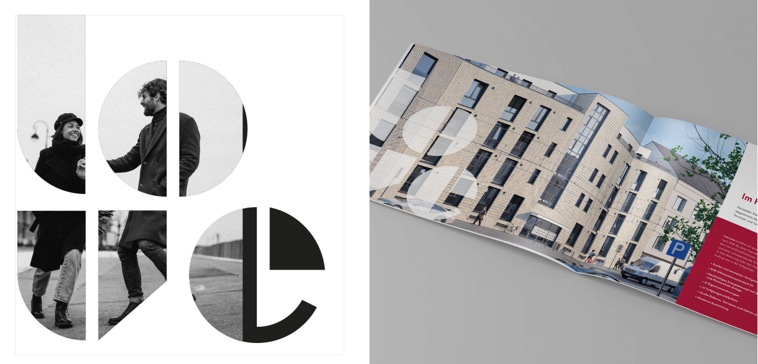 ListLove. Designansicht